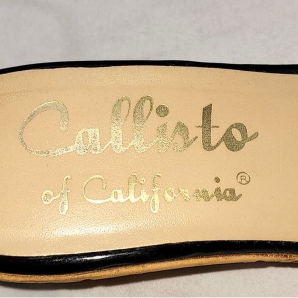 Callisto of California Cheetah Print High Platform‎ Wedge Slides Size 8 - Picture 7 of 9
